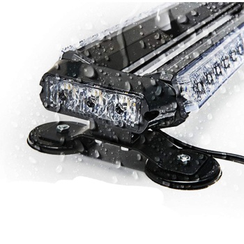 Çakar Lamba Çift Taraflı 30 Led Mavi-Kırmızı 38*16,5*7,5 Cm 12-24v / LAPA522