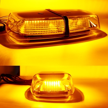 7 fonksiyonlu tepe lamba çakarlı vantuz ve mıknatıslı 12-30v sarı-sarı / LAIK535-1