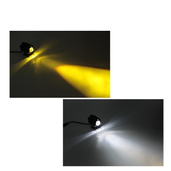 Offroad sis lambası beyaz-sarı (6.5 cm x 4.5cm 6.5cm  )  10w 12-80v set / LASS347