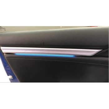 CIVIC FC5-FK7 2016-2020 IÇIN UYUMLU ISIKLI IC KAPI CITASI 4 PARCA MAVI
