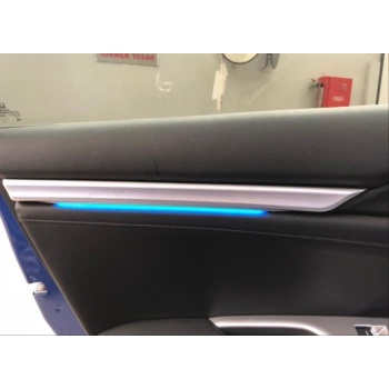 CIVIC FC5-FK7 2016-2020 IÇIN UYUMLU ISIKLI IC KAPI CITASI 4 PARCA MAVI