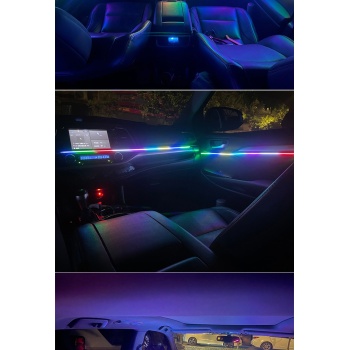 Ambiyans rgb 64 renk aydınlatma set 12v / LAAM435