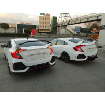 CIVIC FC5 2016-2020 IÇIN UYUMLU TYPE R SPOILER BOYASIZ