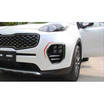 SPORTAGE 2016-2019 IÇIN UYUMLU ÖN SIS KAPLAMASI BÜYÜK MODEL NIKELAJ