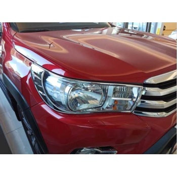 HILUX REVO 2016-2019 IÇIN UYUMLU FAR ÇERÇEVE KAPLAMA KROM