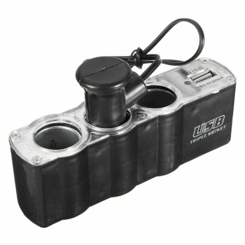 Oto Çakmaklık çoğaltıcı  3XUSBli Çakmak Soketi / ICCA45
