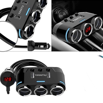 3lü çakmak soketi 12V-24V 10A / ICCA114
