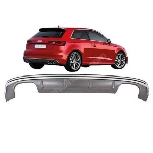 Audi A3 S3 Difüzör 2014 2016 HB İTHAL S3 Difüzör Audi A3