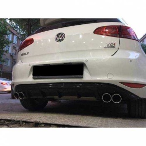 Vw golf 7.5 arka tampon difüzörü 4 çıkış 2017 / 2020 İTHAL