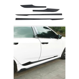 Honda Civic FE1 2021-2022 FULL SPOR PAKET AKSESUAR 13 PARÇA Piano Black