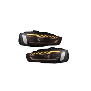 A4 2012-2015 IÇIN UYUMLU LED FAR (FULL LED - 2019+ GÖRÜNÜM) HID XENON FARLI MODEL İÇİN