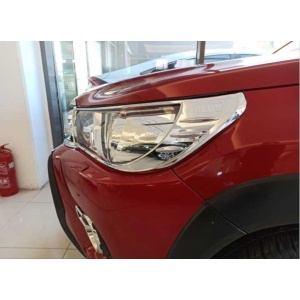 HILUX REVO 2016-2019 IÇIN UYUMLU FAR ÇERÇEVE KAPLAMA KROM