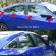 Honda Civic Fc5 Krom Komple Cam Çıtası 8 PARÇA Set İTHAL