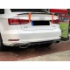 Audi A3 Spoiler-Spoyler Sedan 2014 2019 Parlak Siyah Boyalı