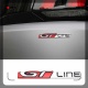 GT-Line Bagaj Logosu -renault-Peugeot uyumlu