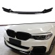 BMW G30 Piano Black 2 Parça Ön Tampon Eki Lip İTHAL Taiwan