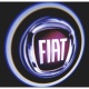 Fiat Pilli Yapıştırmalı Kapı Altı Led Hayalet Logo Mesafeli
