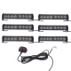 6lı 48 led çakar lamba kırmızı-kırmızı 12-30V / LAPA545-3