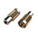 Space Full Canbus Gündüz Led Ampul Tek Duy-Düz Tırnak Turuncu 12V 4W / LAAM526