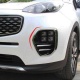 SPORTAGE 2016-2019 IÇIN UYUMLU ÖN SIS KAPLAMASI BÜYÜK MODEL NIKELAJ