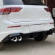 GOLF 8 IÇIN UYUMLU R DIFUZOR (PIANO BLACK) - 4 EGZOZ  (Life,Style,Impression Paket için)