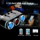 3lü çakmak soketi 12V-24V 10A / ICCA114