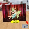 Yeşil Kanatlı Sevimli Peri Kızı 99 Parça Puzzle Yapboz Tablo-11f