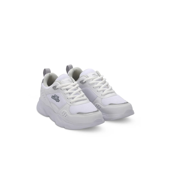 Slazenger OMAHA Kadın Sneaker Ayakkabı Beyaz / Gri SA15RK065-216