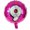 9 Yazılı Parti Balonu, Doğum Günü Balonu, Renkli Balon