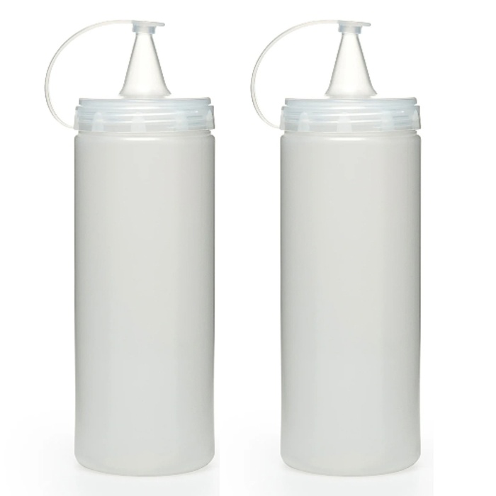 Şeffaf Sos Şişesi 700 ML, Yağdanlık 1 Adet, Sirkelik, Kafe Sos Şişesi