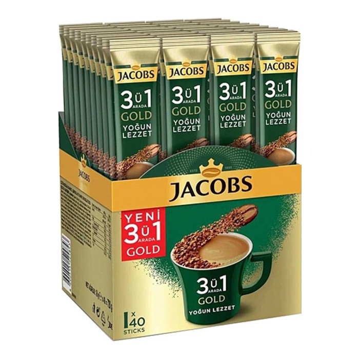 Jacobs Gold Yoğun Lezzet 3ü 1 Arada 18 gr. 40lı