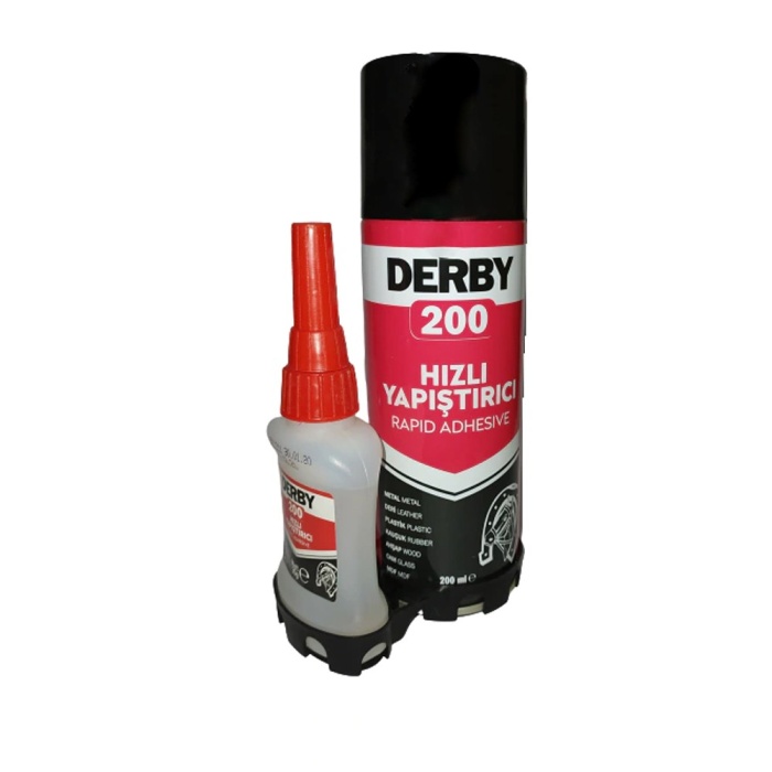 Derby Hızlı Yapıştırıcı, Activator 200 ML + Yapıştırıcı 35 GR