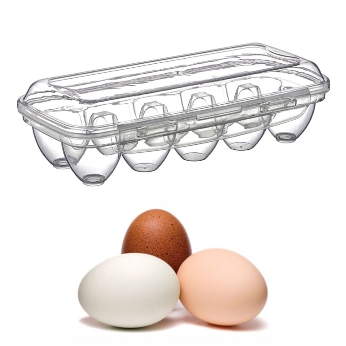 Yumurta Kutusu, YU-110 Kilit Kapaklı 10 Bölmeli