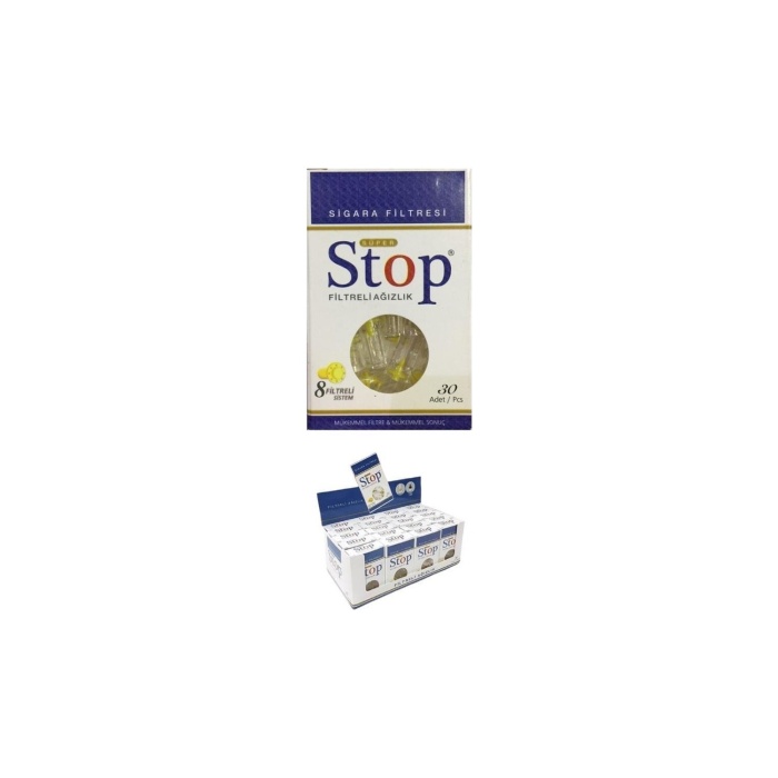 Stop Filtreli Ağızlık Sigara Filtresi 30x20 600 Adet