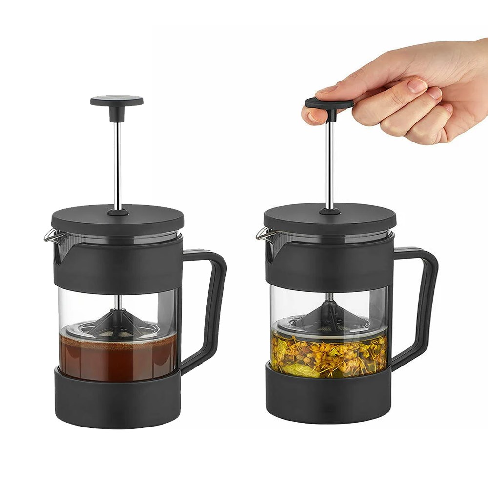 Sinbo French Press 350 ML, Siyah Bitki Çayı ve Filtre Kahve Demliği