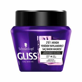 Gliss İntense Therapy 300 ml Yeniden Yapılandırıcı Saç Maskesi