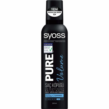 Syoss Pure Volume 250 ml Saç Köpüğü