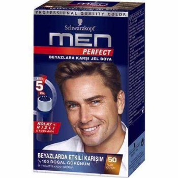 Schwarzkopf Men Perfect 50 Açık Kahve X3