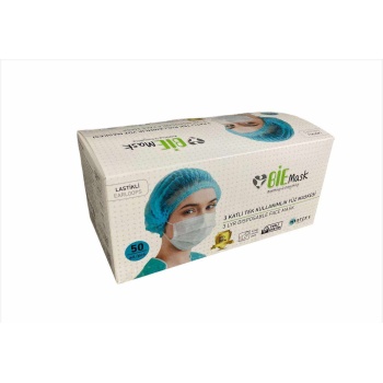 BieMask 3 Katlı 50li Burun Telli Cerrahi Maske