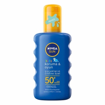 Nivea Sun Koruma & Oyun Çocukların Cildine Özel Güneş Spreyi Spf50+  200 Ml