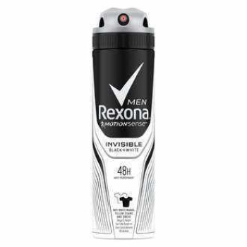 Rexona Men Motion Sense Invisible Black + White 150 Ml