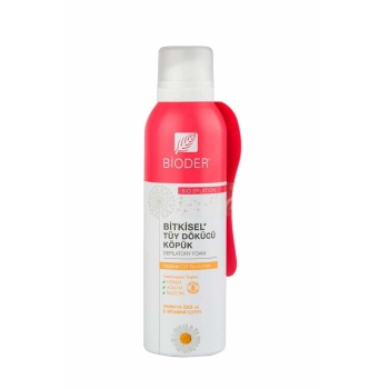 Bioder Bitkisel Tüy Dökücü Köpük Normal Cilt Tipleri için 150 Ml