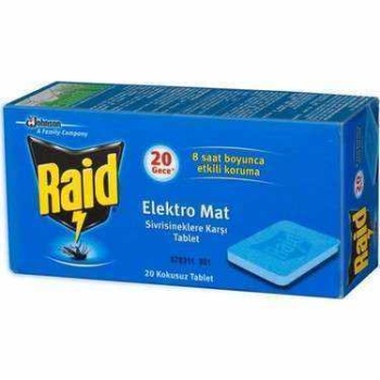 Raid Elektro Mat Max 20 Gece Kokusuz 20 Tablet