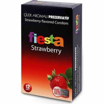 Fiesta StrawBerry Prezervatif 12 Adet