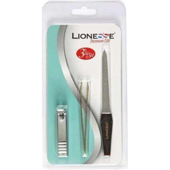 Lionesse 3lü Set Tırnak Makası- Cımbız - Törpü Seti 5110