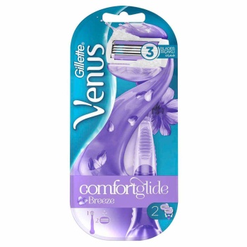 Gilete Venus Comfort Glide Breeze 3 Bıçaklı - 2 Yedek Bıçak