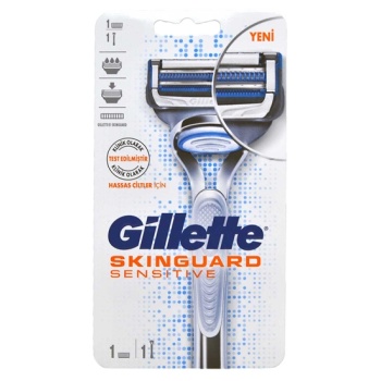 Gillette Hassas Cilter için Skinguard Sensetive Tıraş Bıçağı 1Up +1 Yedek