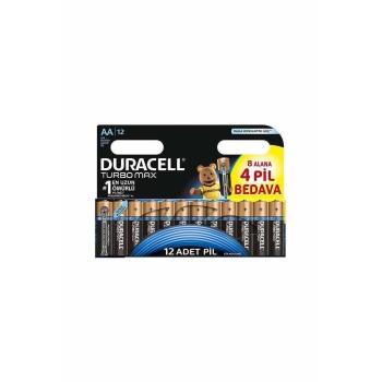 Duracell Ultra Alkalin AAA İnce Kalem Piller 12’li paket