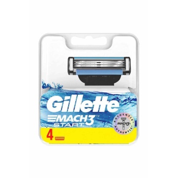 Gillette Mach3 Start Yedek Tıraş Bıçağı 4lü