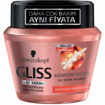 Gliss Magnificent Strength Saç Bakım Maske 300 Ml